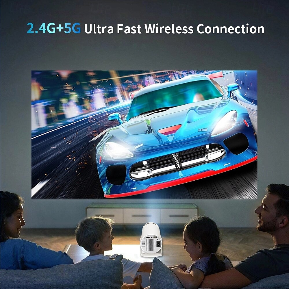 Wireless controller Bluetooth projector Android 13 electric focus full HD 720P support 1080P resolution 4K video WIFI 6 2.4/5G dual band WIFI Bluetooth 5.4 support screen scaling support 4-point tra 2025 - $93.99 –P2