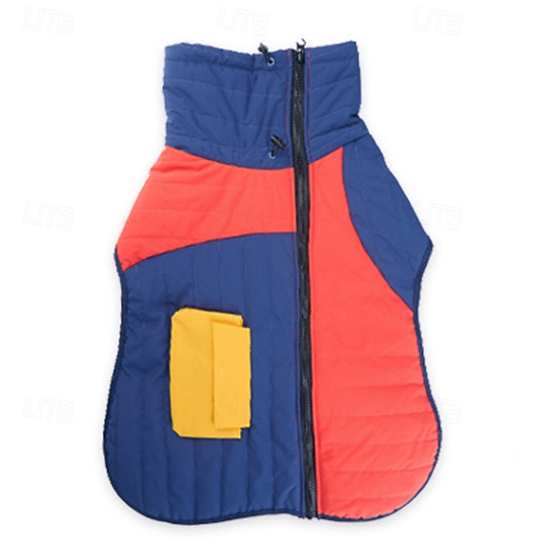 Câini Haine Puffer Jack Jachetă din lână Iarnă Impermeabil Cald Comfortabil În aer liber Interior homewear Mediu Mare 2025 - $28.99 –P7