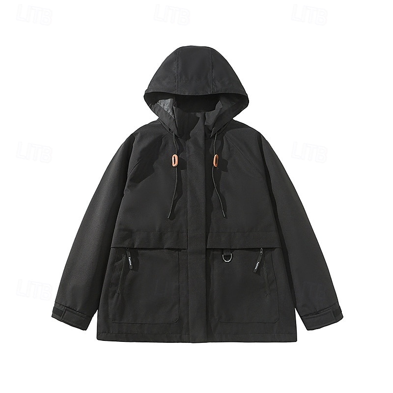 Men's Softshell Jacket Hiking Jacket Outdoor Windproof Water Resistant Lightweight Jacket Windbreaker Jacket Traveling Black White Yellow Red Purple 2025 - $55.99 –P2