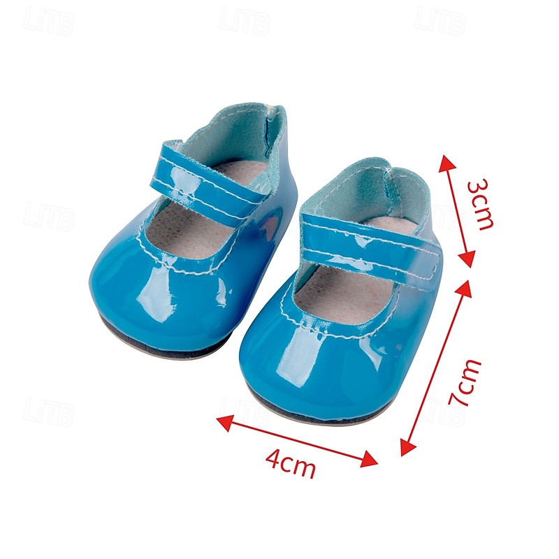 7 pares de sapatos de boneca botas acessórios de bonecas para boneca de 18 polegadas de 2025 por $42.99 –P3