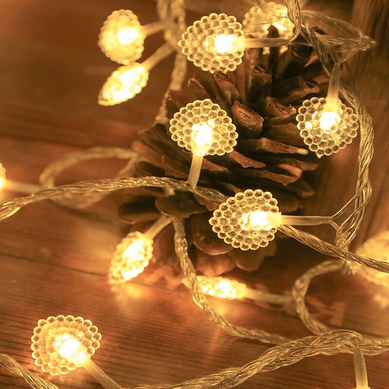 Luzes de corda de fada rosa amor coração em forma de luzes de fada 1.5 10led 3m 20led alimentado por bateria luzes dente-de-leão natal casamento aniversário aniversário dia dos namorados casa quarto de 2025 por $9.49 –P9