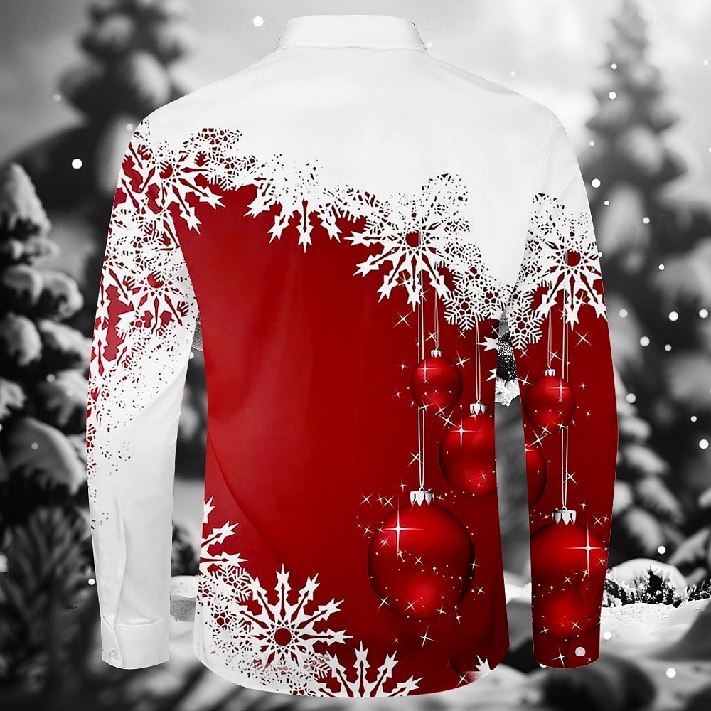 Chemise Décontractée - Père Noël - E01-JDCS96252 - Manches Courtes