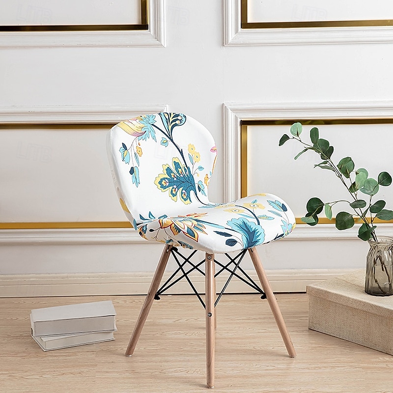 Funda elástica para silla de comedor, funda duradera y flexible, perfecta para proteger y renovar sus sillas, agrega estilo y comodidad a la decoración de su sala de estar, comedor o oficina. 2025 - $12.49 –P9