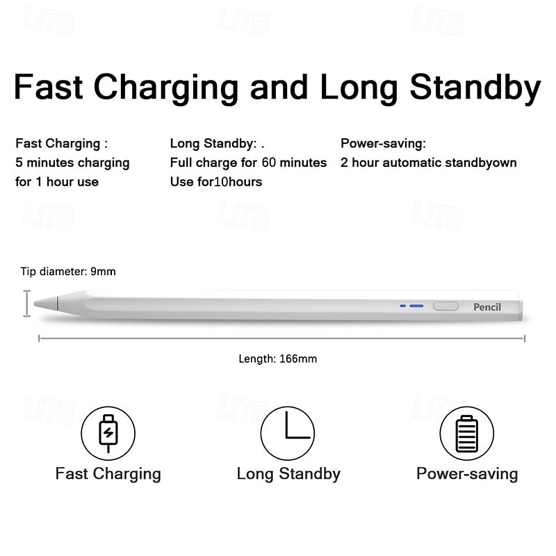 BP-18BL Universal Stylus Pens for Touch Screens Fine Point Active Smart Digital Pencil Compatible For iPad and Most Tablet 2025 - $28.99 –P8
