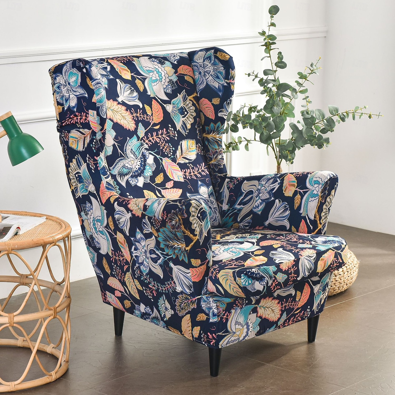capa elástica para cadeira com encosto alto estampado capa para poltrona capa durável e elástica com design de estampa estilosa perfeita para proteger e refrescar sua cadeira com encosto alto ideal de 2025 por $18.99 –P10