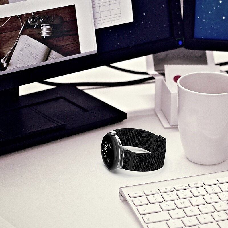 להקת שעונים חכמה מותאם ל Google Pixel Watch שעון חכם רצועה מתכוונן נושם רצועת ספורט תַחֲלִיף צמיד 2025 - $12.99 –P2