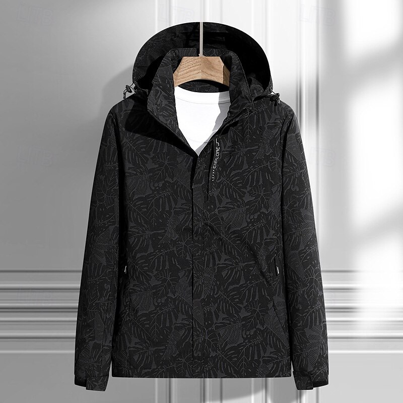 Hombre Chaqueta Softshell Chaqueta para senderismo Al aire libre camuflaje Resistente al Viento Resistente al Agua Chaqueta cortavientos Viaje Negro Marfil Rojo Azul Oscuro 2025 - $31.99 –P4