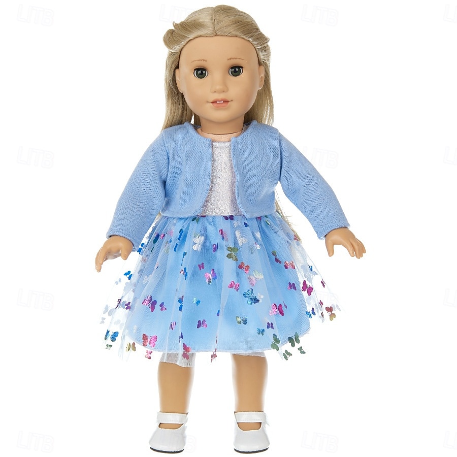 2 pcs American Doll Clothes Gift for 18 inch Doll Clothes and Accessories Including Coat and Dress(WITHOUT DOLL) Christmas Gift 2026 - $18.99 –P4