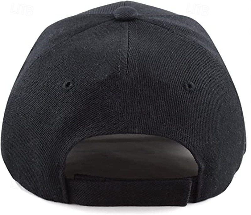 Herren Unisex Cap Basecap Sonnenhut Trump-Mütze Schwarz Dunkelmarine Baumwollpolyester Einstellbar Modisch Freizeitskleidung Festival Patchwork Lässig / Alltäglich 2025 - $7.99 –P4