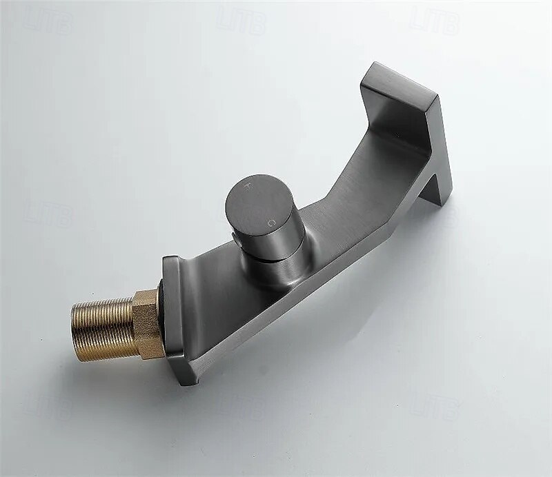 Torneira pia do banheiro - Cascata Galvanizar Conjunto Central Monocomando e Uma AberturaBath Taps de 2025 por $129.99 –P9