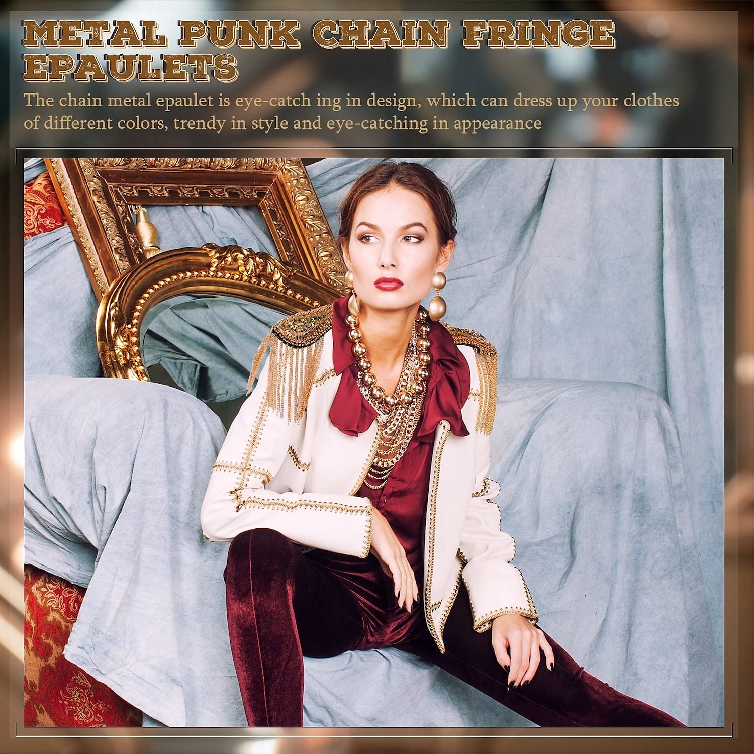 Retrò Vintage Accessori Principe Aristocratico Frangia con nappe Per uomo Per donna Reale Carnevale Mascherata martedì grasso Evento / Festa Adulti Altri Accessori del 2025 a $17.49 –P6