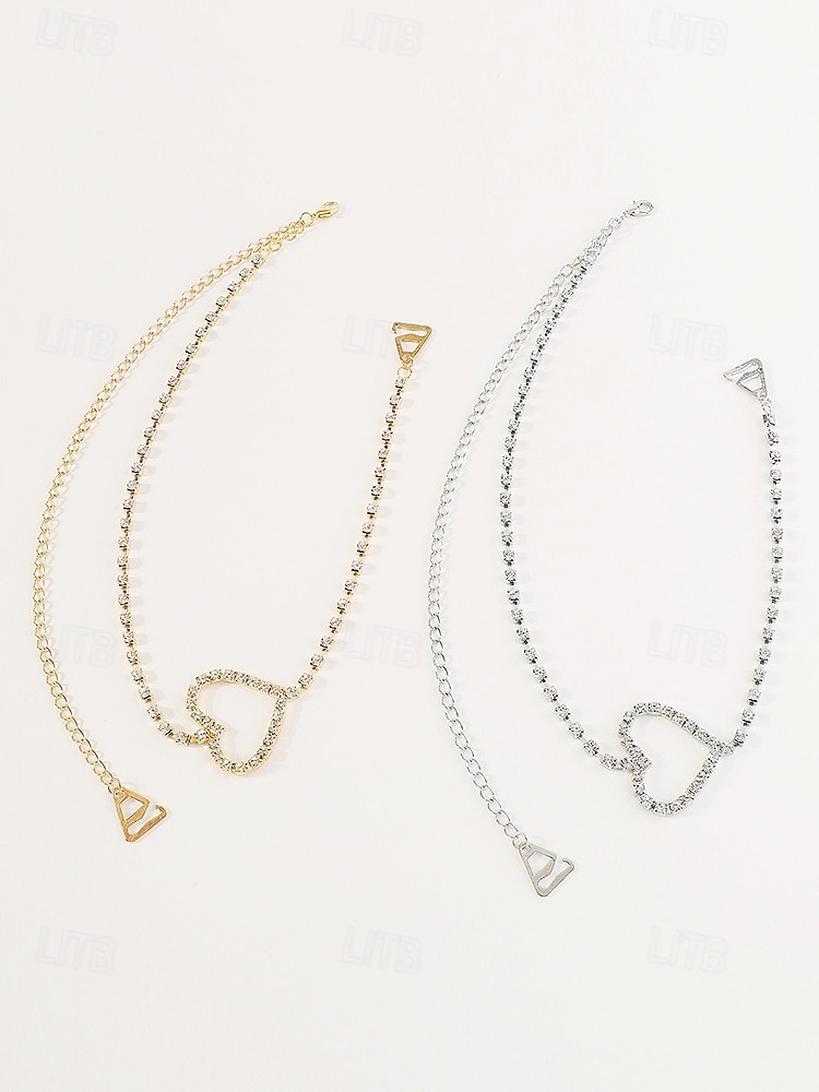 élégant bijou de chaîne d'épaule en strass papillon pour femme - accessoire de chaîne de corps en cristal étincelant, parfait pour les fêtes et les soirées de 2025 ? $11.99 –P10