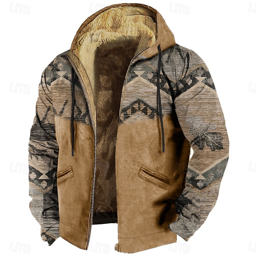 Herren Cowboy Hirsch Vlies Hoodie Sweatshirt Kapuze Hoodies Hoodie Sweatshirt Kapuze Langarm Sweatshirt mit Kapuze Mit Kapuze Modisch 3D-Druck Sports Outdoor Urlaub Strassenmode Khaki Kordelzug 2025 - $49.99 –P2