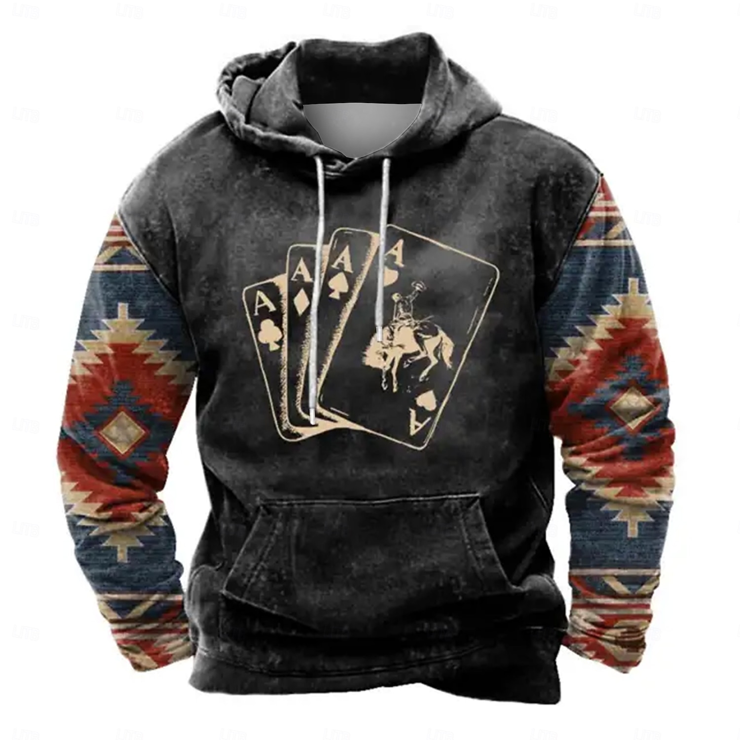 Ανδρικά Πόκερ Με Κουκούλα Μοντέρνα Απίθανο Καθημερινά Μακρυμάνικο Στρογγυλή Ψηλή Λαιμόκοψη Διακοπές Αργίες Streetwear Μαύρο Θαλασσί Χακί Γκρίζο Κορδόνι Φθινόπωρο Χειμώνας Σχεδιαστής Τ M L XL XXL XXXL 2026 - $30.99 –P1