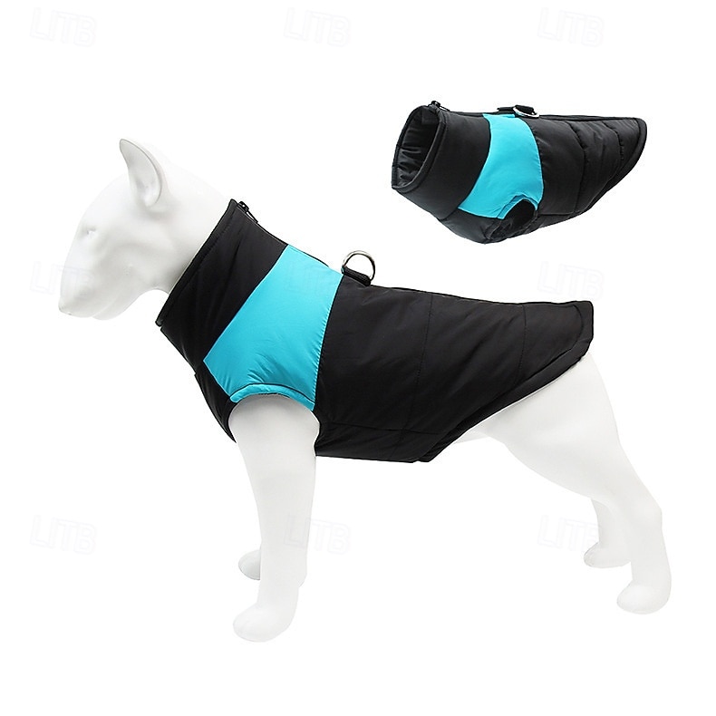 Hund Kappor Jakke Puffer Jack Vinter Vattentät Varm Bekväm Utomhus Inomhus Hemma kläder Medium 2025 - $14.49 –P9