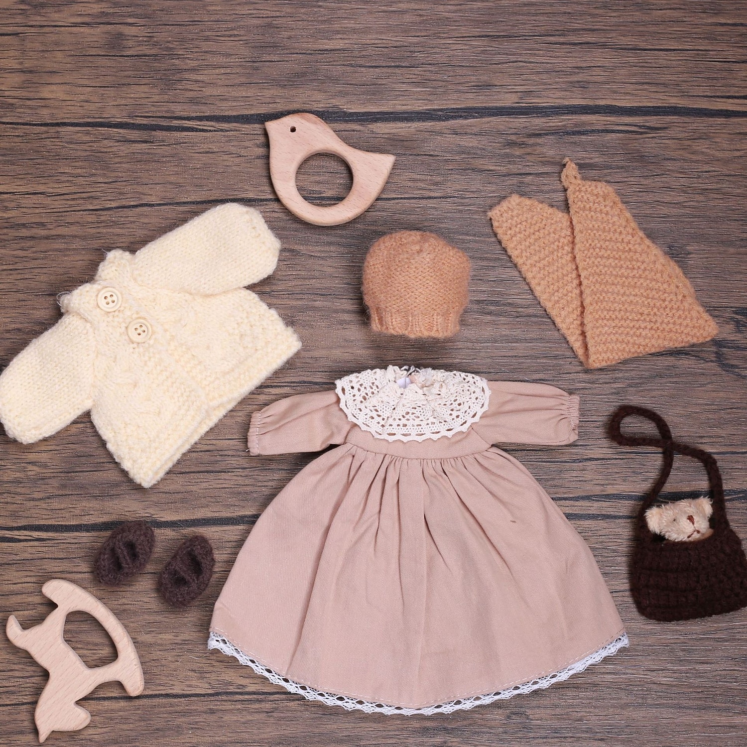 Handmade Waldorf Doll Clothes Set for 12 inch Doll Handmade Muppet Doll for Christmas Gifts 2026 - $25.99 –P2