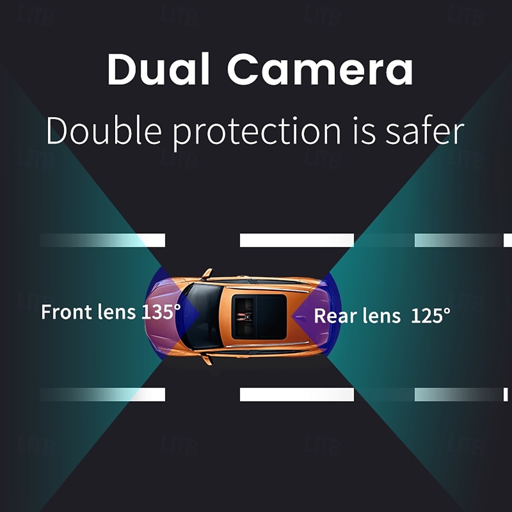Dashcam Cameras Video Recorder Dual Lens Front and Rear Dash Cam for Cars Remote Intercom and Remote Playback 2025 - $223.49 –P5