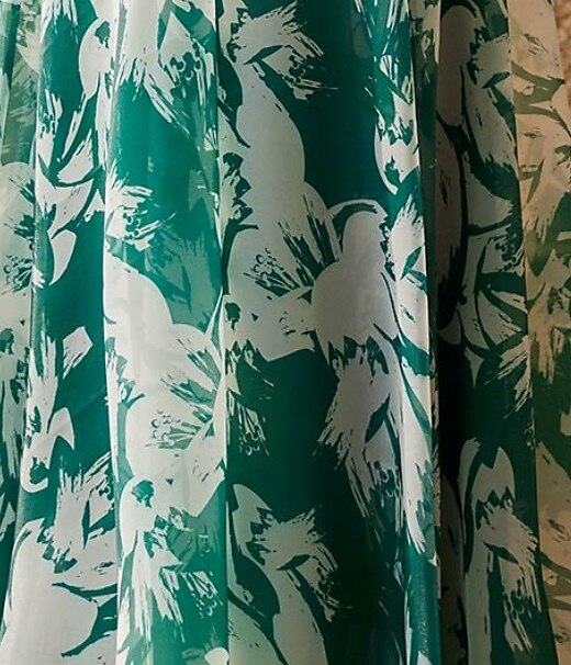 A-Line Evening Gown Elegant Dress Formal Wedding Guest Floor Length 3/4 Length Sleeve V Neck Chiffon with Floral Print Race Day Dress Wedding Guest Dress 2025 - $167.99 –P3