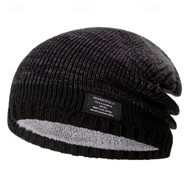 Per uomo Unisex Cappello a cuffia Cappelli invernali Berretti 骷髅头毛线帽 Cappello lavorato a maglia Rosso Kaki Fibra acrilica Lavorato a maglia Accogliente Da tutti i giorni Per uscire Color Block Caldo del 2025 a $8.99 –P8