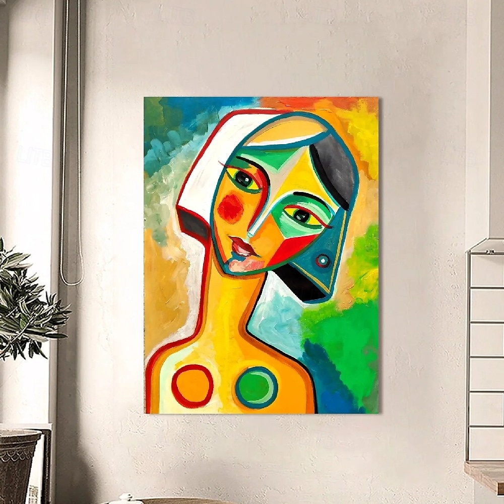 pablo picasso vrouwen abstract olieverfschilderij met de hand geschilderd pablo picasso canvas kunst schilderij muur pablo picasso stijl schilderij voor woonkamer slaapkamer huisdecoratie muurkunst 2025 - $116.99 –P2