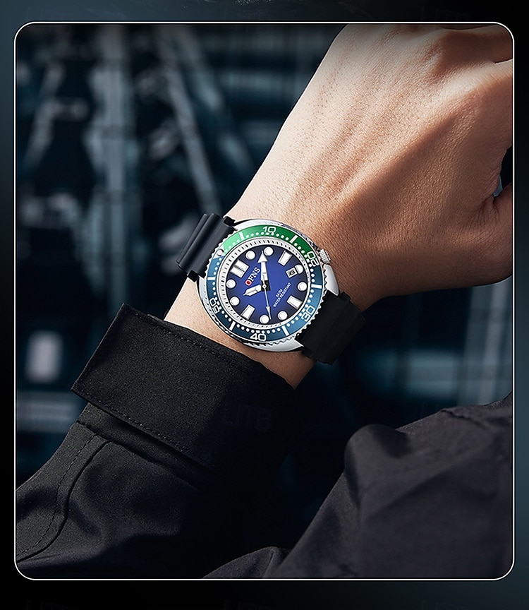 Men Quartz Watch Minimalist Fashion Casual Wristwatch Luminous Calendar Waterproof World Time Rubber Watch 2025 - $32.99 –P11
