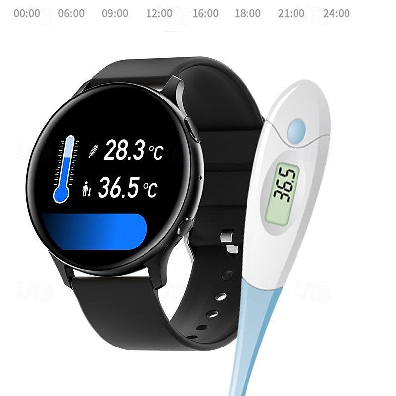 nou smartwatch mx15 apel bluetooth ritm cardiac temperatura corpului asistent vocal 1,32 soluție de extindere a ecranului rotund măsurarea temperaturii corpului apel bluetooth muzică bluetooth 2025 - $48.99 –P4