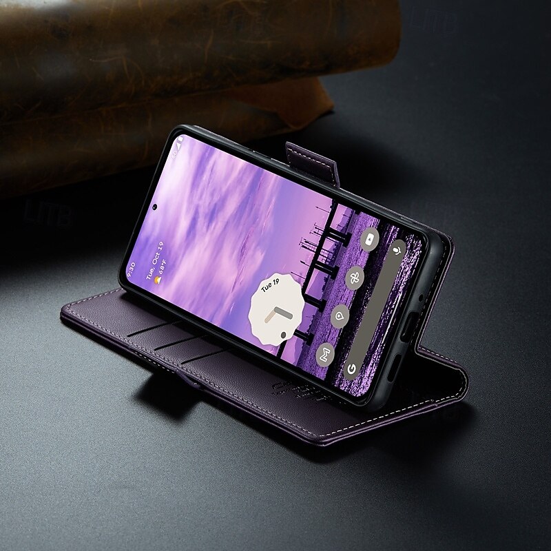 телефон Кейс для Назначение Google Пиксель 9 Про Pixel 9 ProXL Pixel 8 Pro Pixel 8 Пиксель 9 Откидная крышка со стендом Магнитный Разъем для карты Ретро ТПУ Кожа PU 2025 - $17.99 –P9