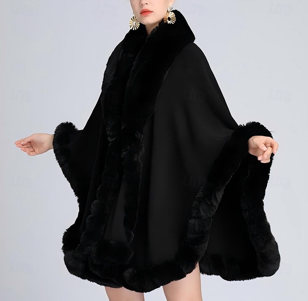Châles en Fourrure Synthétique Élégant Mignon Femmes Manches Longues Fourrure de Lapin Châles de Mariage Avec Couleur Pure Pour Printemps Formelle de 2025 ? CAD $115.99 –P2