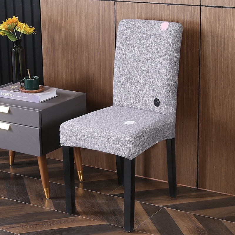 Funda elástica para silla de comedor, funda elástica y duradera para silla de comedor con respaldo alto, ideal para proteger y refrescar las sillas de comedor, agrega comodidad y estilo a la decoración de su comedor 2025 - $10.99 –P22