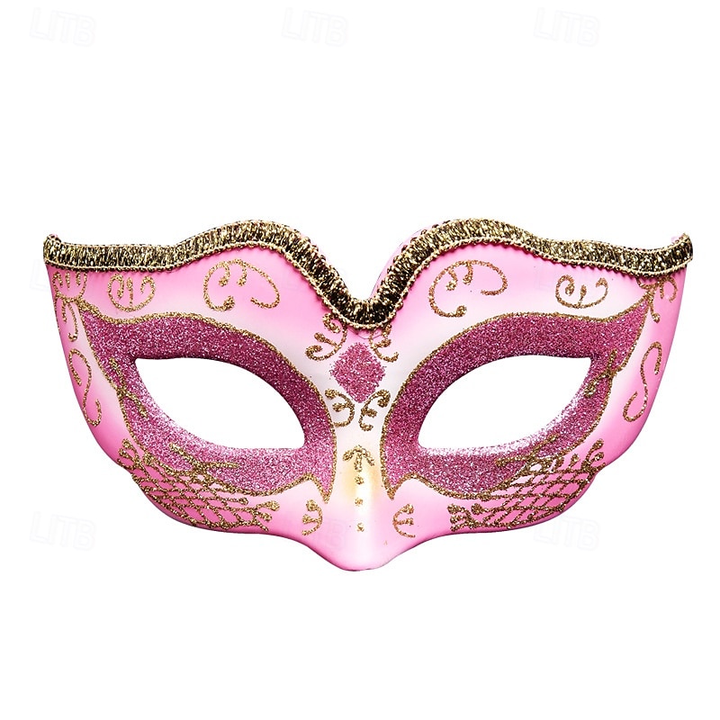 Arlequina Máscara de carnaval Máscara veneciana Colombina Adulto Mujer Media cara Fiesta Mascarada Carnaval de Venecia Víspera de Todos los Santos Carnaval Mardi Gras Disfraz de carnaval fácil 2025 - $18.49 –P10