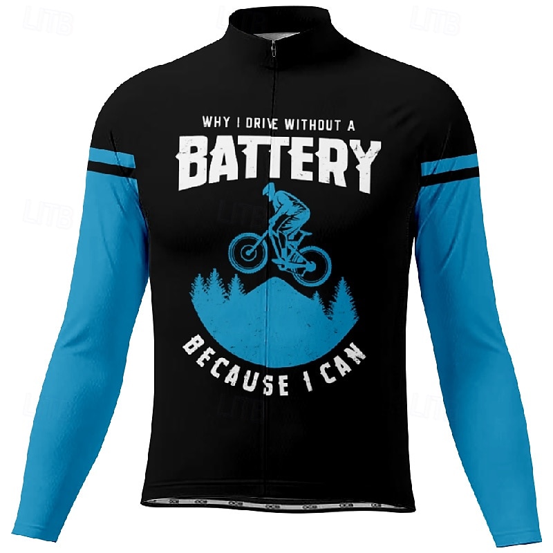 Maglia Ciclismo Uomo Maniche Lunghe – Traspirante Con Tasche Posteriori – UGLY FROG