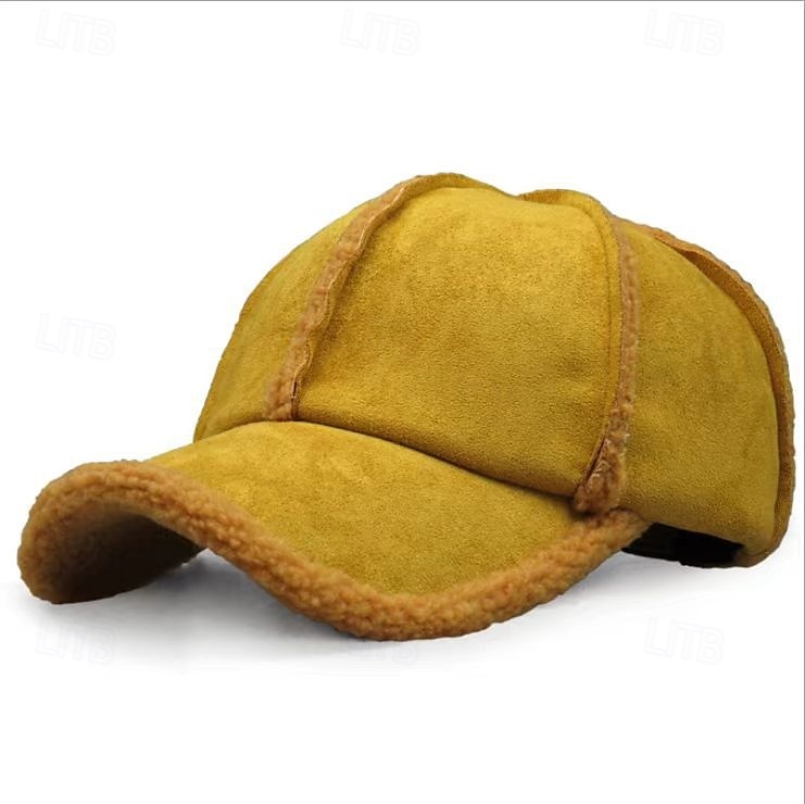 Homme Casquette de Baseball Chapeaux d'hiver Bonnet chaud d'hiver Noir Jaune Coton Ajustable Mode Usage quotidien Festival Couleur unie / unie Décontracté / Quotidien de 2025 ? $12.99 –P4