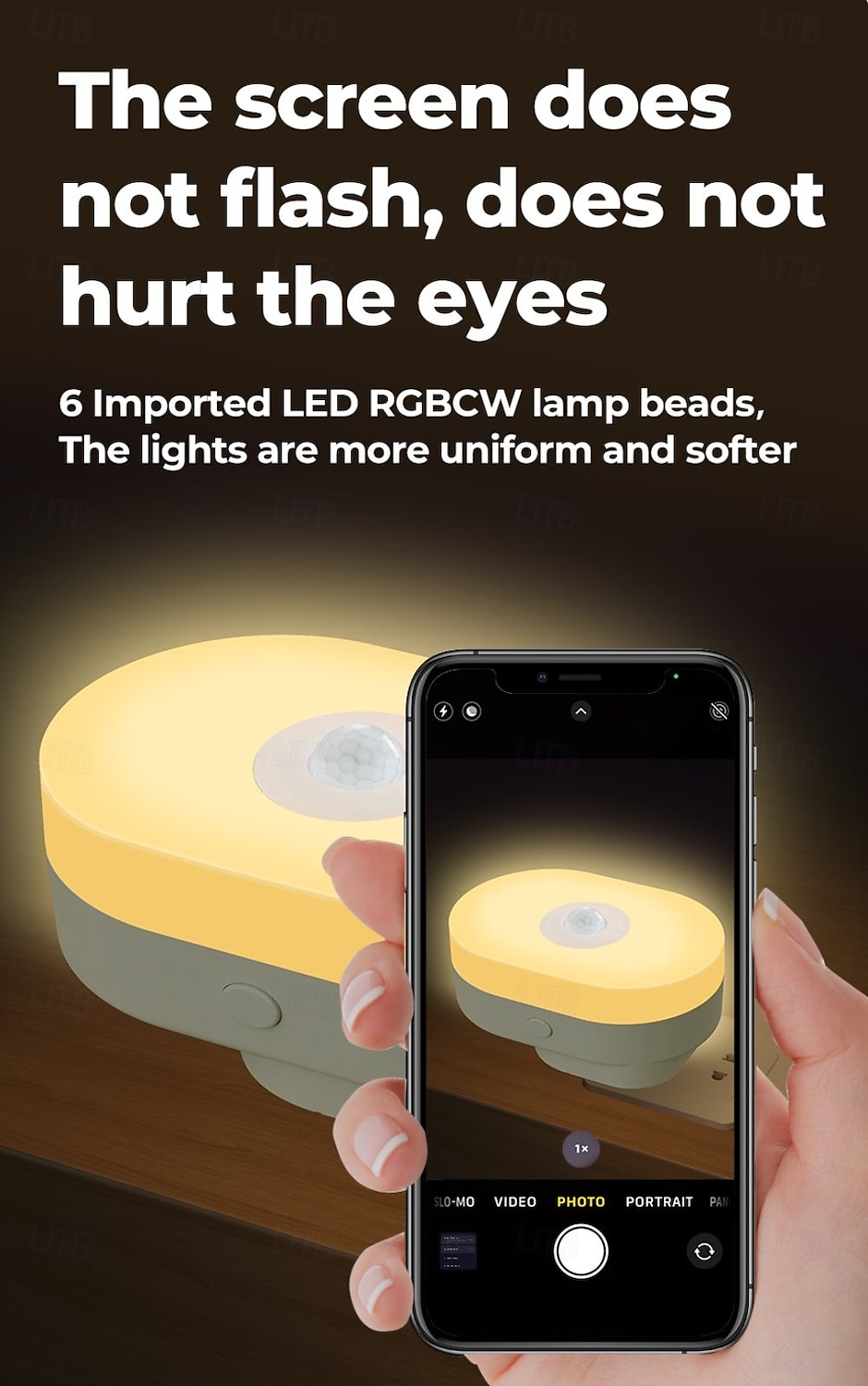 tuya wifi lit human body induction mała lampka nocna multi-gear ściemnianie domowe lampka nocna kontrola lampka sypialna kompatybilna z alexa google home 2025 - $31.99 –P11