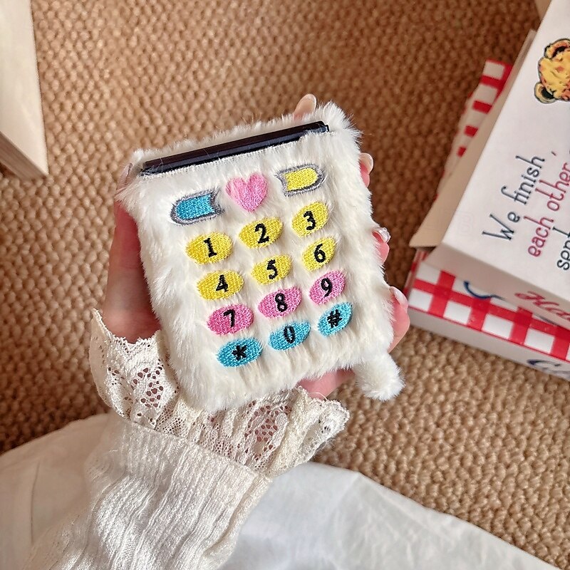 telefone Capinha Para Z Flip 7 Z Virar 6 Z Flip 5 Z Flip 4 Z Flip 3 Capa traseira Antichoque Retro Felpudo de 2025 por $19.99 –P11