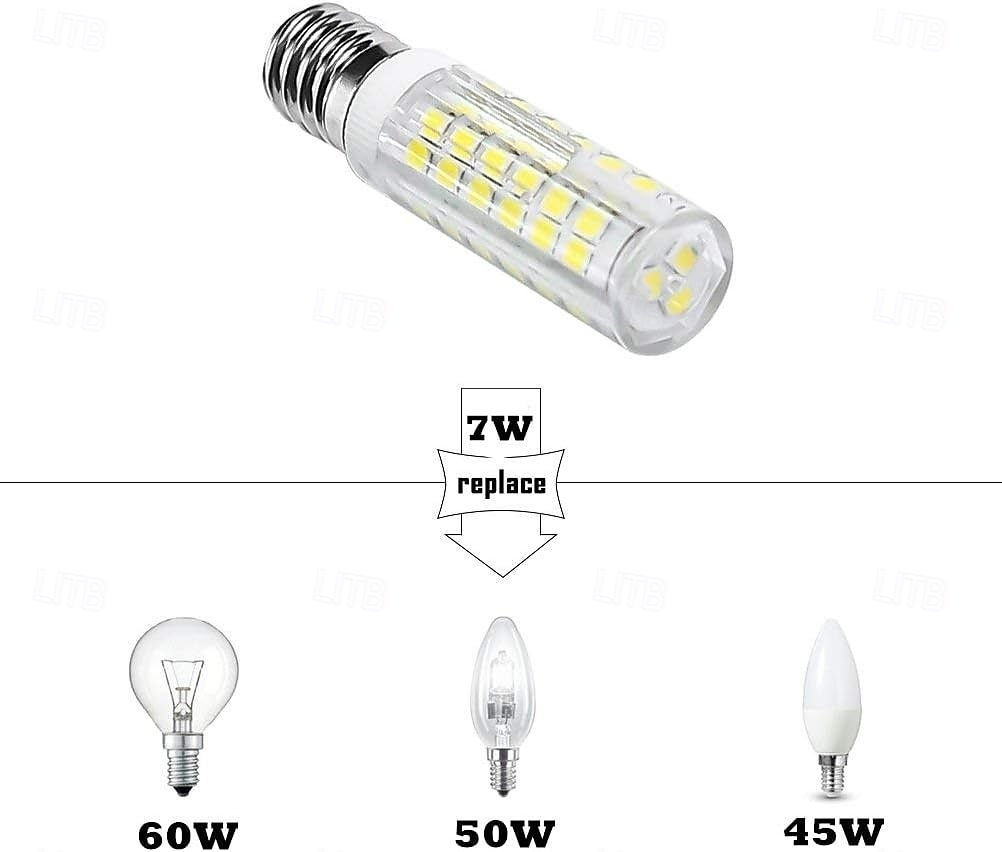 E14 LED Lamp 7W Bulb Replacement 70W Halogen Bulbs 360 Beam Angle for Chandelier Wall Lamp Desk Lamp 5Pcs 2025 - $15.49 –P3