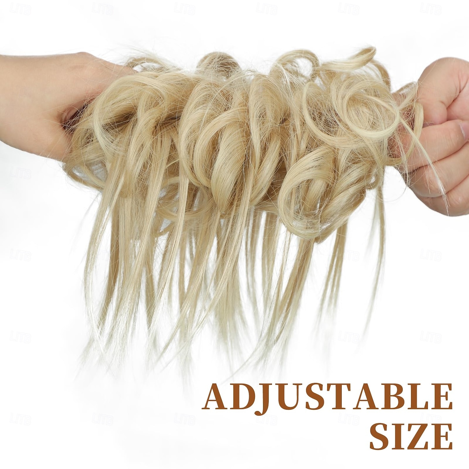 Messy Bun Hair Piece Scrunchie Extension Tousled Updo Wavy Curly Hairpieces Synthetic Chignon for Women Girls 2025 - $7.99 –P8