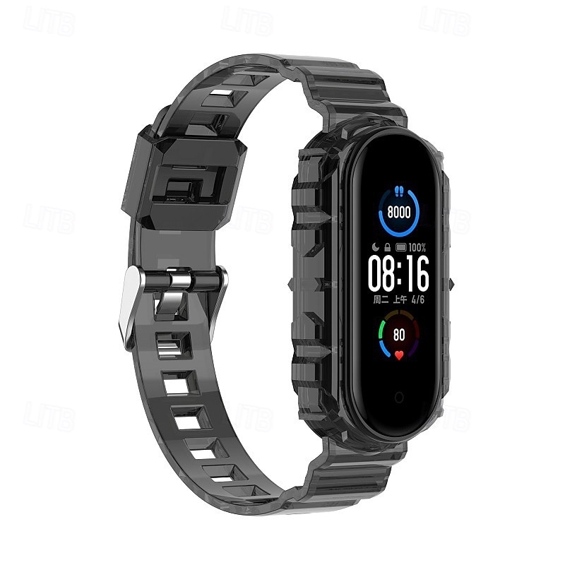 2025年 スマートウォッチバンド と互換性があります Xiaomi Mi Band 6 NFC Mi Band 5 NFC スマートウォッチ ストラップ 調整可 ソロループ スポーツバンド 置換 リストバンド  コレクション – $12.99 –P9