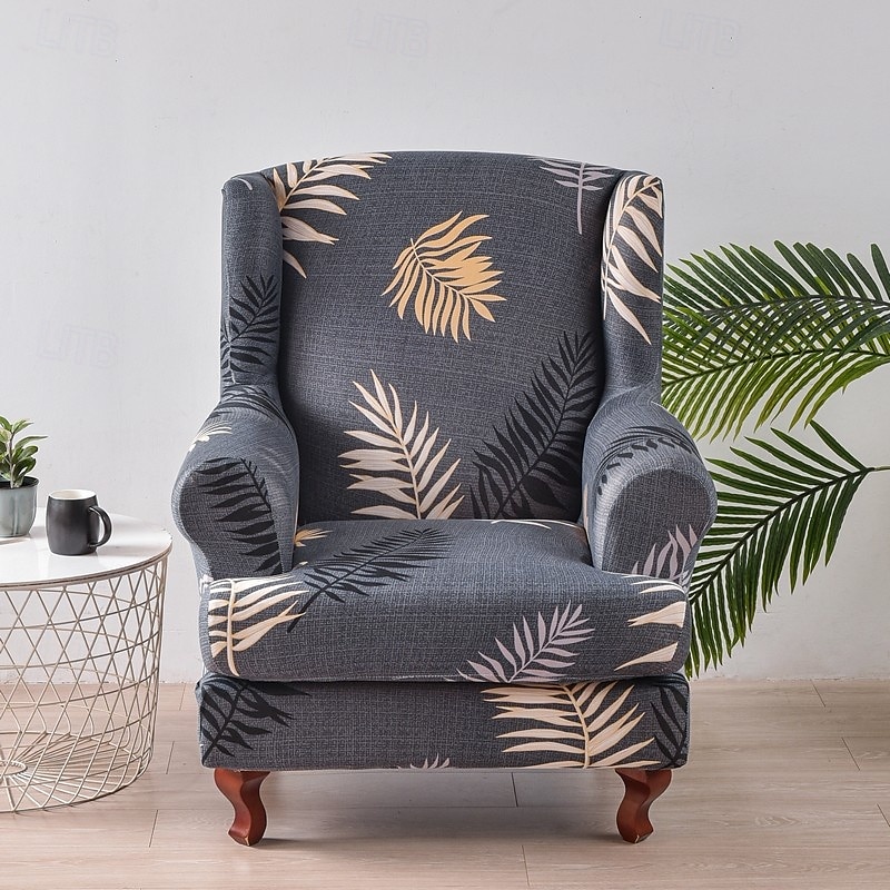 capa para cadeira com encosto alto e elástico, capa durável e elástica com design de estampa elegante, perfeita para proteger e refrescar sua cadeira com encosto alto, ideal para decoração de casa de 2025 por $36.99 –P10