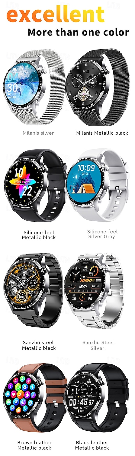 F207 Slimme horloge 1.35 inch(es) Smart horloge Bluetooth Temperatuurbewaking Stappenteller Gespreksherinnering Compatibel met: Android iOS Dames Heren Lange stand-by Handsfree bellen Waterbestendig 2025 - $62.99 –P15