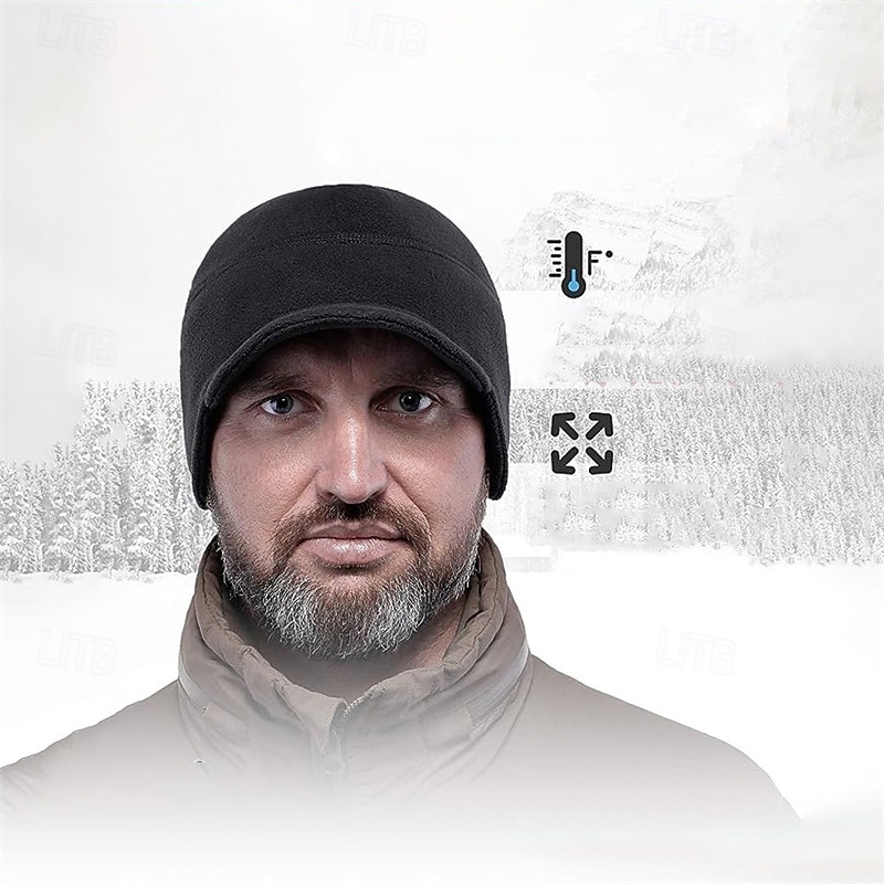 Casquette de randonnée Cagoule Chaleur Thermique Coupe-vent Confortable Hiver Automne Homme Pêche Activité de 2026 ? $11.49 –P4