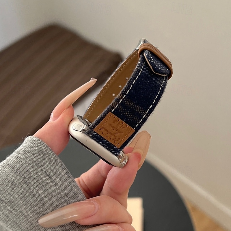 סולו לופ מותאם ל רצועת השעון של Apple Watch 38 מ"מ 40 מ"מ 41 מ"מ 42 מ"מ 44 מ"מ 45 מ"מ 49 מ"מ נשים מתכוונן דמוי עור רצועת שעון חלופית ל iwatch Ultra 2 Series 9 8 7 SE 6 5 4 3 2 1 2025 - $21.99 –P2