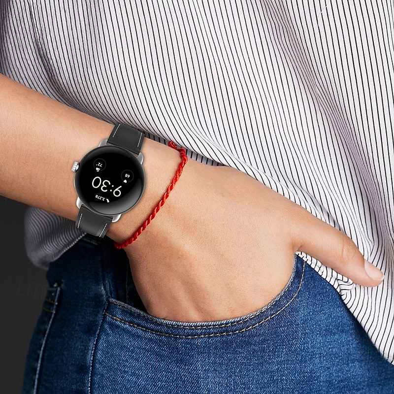 Умный ремешок для часов Совместим с Google Pixel Watch Умные часы Ремень Регулируется Соло-петля Кожаный ремешок Замена Браслет 2025 - $24.99 –P3