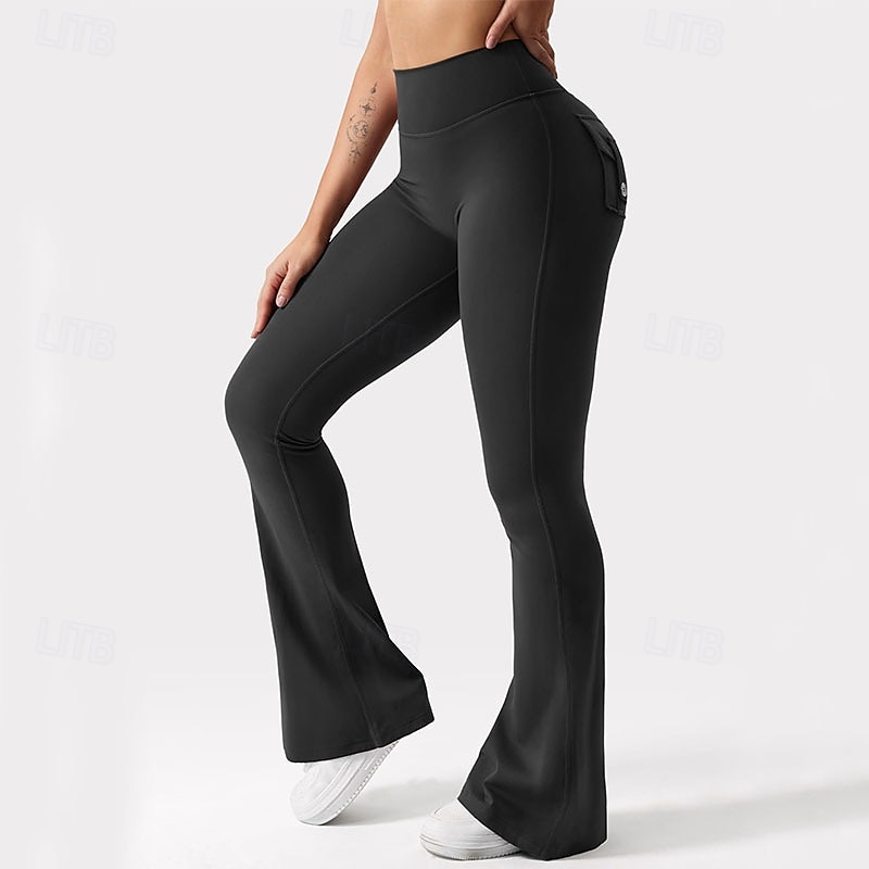 Women's Yoga Pants Yoga Leggings Ruched Butt Lifting Butt Lift Tummy Control High Waist Pilates Gym Workout Workout Tights Solid Color Black Army Green Fuchsia Fall Winter Sports Activewear Stretchy 2026 - $23.99 –P2