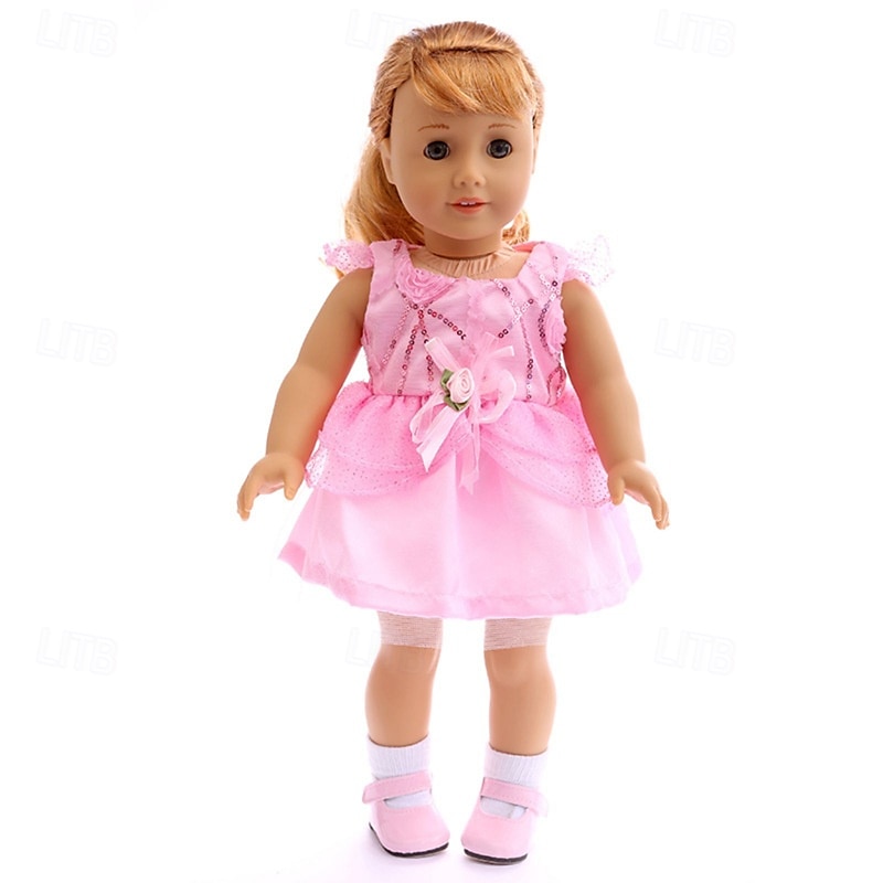 2025年 18 インチの人形の服とアクセサリーは、18 インチの女の子の人形に適合します (人形なし) コレクション – $16.99 –P13