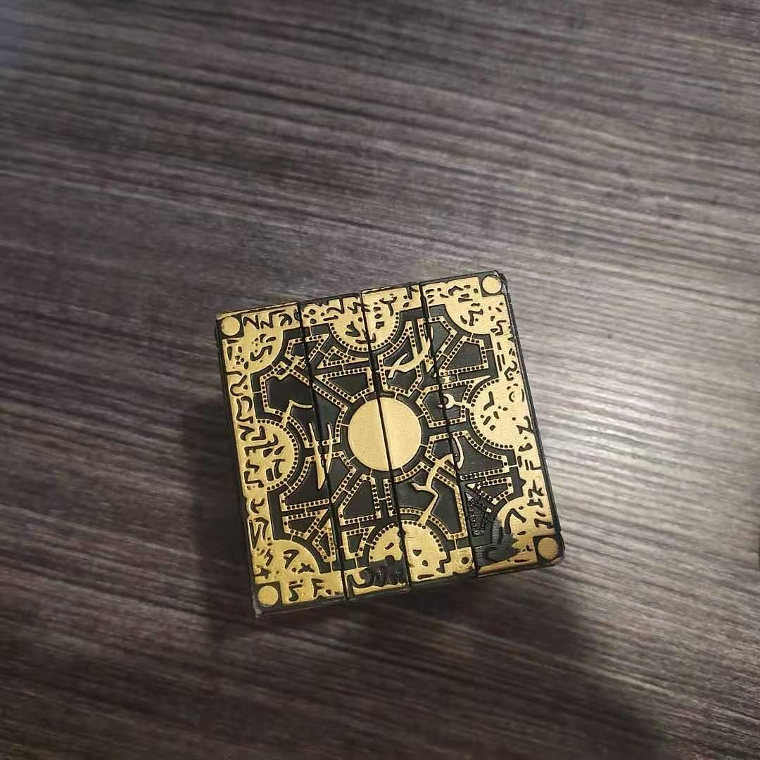 Detachable Hellraiser Puzzle Box, Hellraiser Puzzle Box Functional, Deformation Detachable Lock Puzzle Box. with Base 2025 - $27.99 –P11
