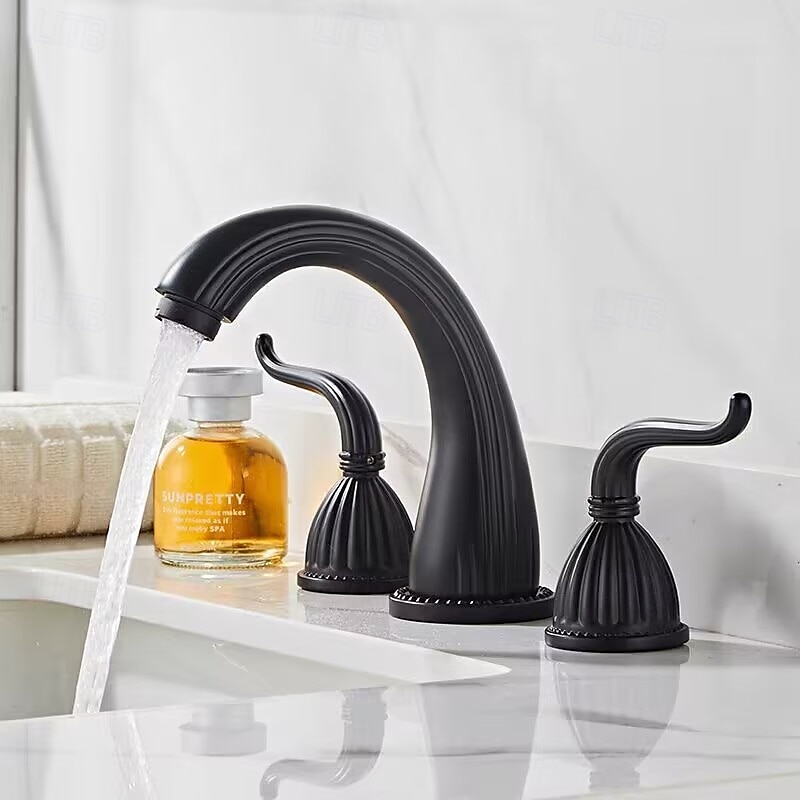 robinets de salle de bain pour lavabo 3 trous 2 poignées robinets de lavabo de vanité robinet 3 trous pour lavabo de salle de bain robinets de lavabo de vanité avec eau chaude et froide de 2025 ? $129.99 –P5