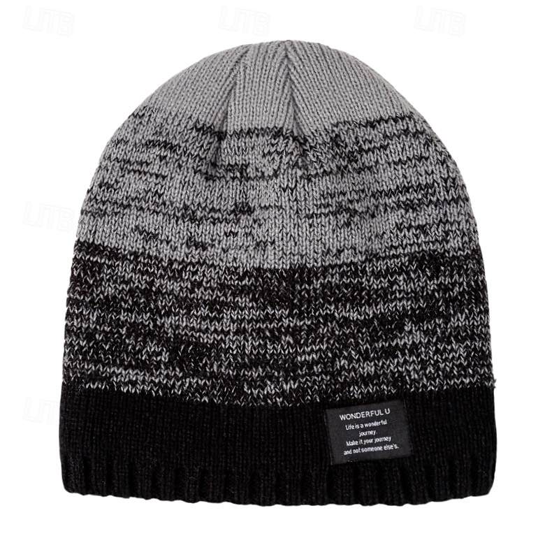 Per uomo Unisex Cappello a cuffia Cappelli invernali Berretti 骷髅头毛线帽 Cappello lavorato a maglia Rosso Kaki Fibra acrilica Lavorato a maglia Accogliente Da tutti i giorni Per uscire Color Block Caldo del 2025 a $8.99 –P1