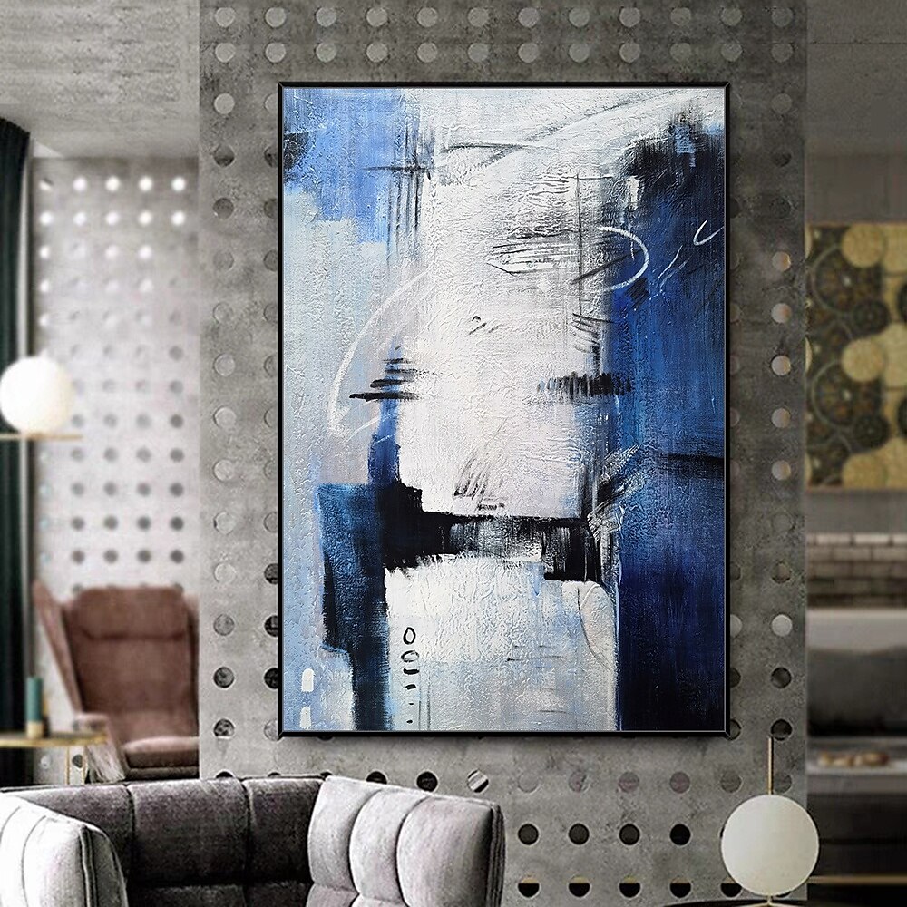 Mintura Handmade Abstract Texture Oil Paintings On Canvas Wall Art Decoration Modern Picture For Home Decor Rolled Frameless Unstretched Painting 2025 - $66.99 –P5