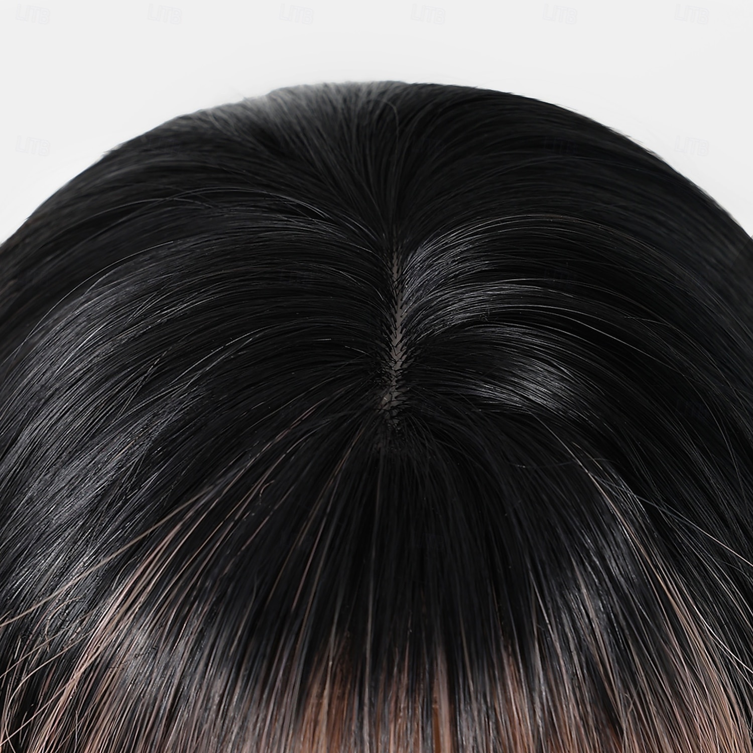 Synthetic Wig Uniforms Career Costumes Princess Straight kinky Straight Middle Part Layered Haircut With Bangs Machine Made Wig 26 inch Black Synthetic Hair Women's Cosplay Party Fashion Black 2026 - $25.99 –P2