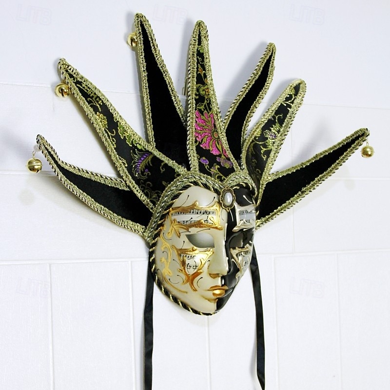 Carnival Mask Venetian Mask Volto Larva Adults' Men's Full Face Party Masquerade Carnival of Venice Halloween Carnival Mardi Gras Easy Carnival Costume 2025 - $44.99 –P2